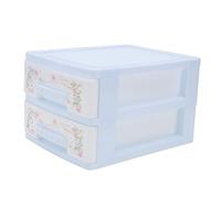 HONMEET 1pezzi Piccola Scatola Portaoggetti Makeup Due Strati Per Ragazzo Ragazza Organizer Per Accessori Per e Cosmetici Design Pratico e Compatto