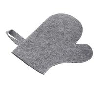 HONMEET 1pezzo Guanto Sauna Anticalore Per Bagno e Spa Mitten Unisex Assorbente Design e Per Sauna e Attività Termali Colore Grigio e Bianco Per