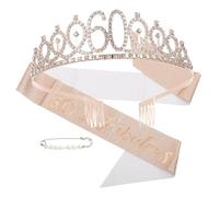 HONMEET 1set Decorazioni Per Compleanno Fascia e Femminile Accessori Glamour Per Feste Di Compleanno Anni Comodo e Resistente Per Celebrare Momenti Indimenticabili