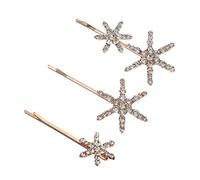 HONMEET 1set Forcine Per Stelle Con Strass Accessori Glamour Per Donne Per Matrimonio e Occasioni Speciali Design Unico e Resistente Eleganti e Brillanti
