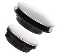 HONMEET 2 pezzi Copertura per Foro Rubinetto Lavandino in Tappi per Lavandini Bagno e Cucina Facili da Installare Design Semplice e Resistente Adatti per Coprire