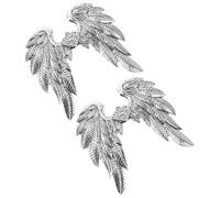 HONMEET 2 Pezzi Fermagli per Chioma Vichinghi in Lega D’Argento 2 Pezzi, Accessori Vintage Retrò per Chioma Medievali, Clip Leggere e Resistenti per Festival, Matrimonio e Cosplay