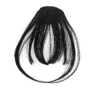 HONMEET 2 pezzi Frangia Clip per Donna Extension Capelli Naturale Invisibile Liscia Adatta Tutti i Volti per Uso Quotidiano e Feste