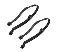 HONMEET 2 Pezzi Pcie Pin Doppio Pin Maschio Kit Estensione Alimentazione GPU Bassa Resistenza Flessibile e Compatto per Routing Ottimale e Trasmissione Stabile Compatibile
