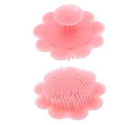 HONMEET 2 Pezzi Spazzola Silicone per Capelli e Massaggiatore Capelluto Delicato Doppia Faccia per Bagno e Shampoo Spazzola Morbida Protettiva per Capelli Sensibili