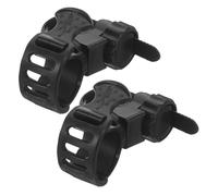 HONMEET 2 pezzi Supporto Cane Leggero per Sedia Rotelle e Scooter Mobilità Porta Bastone Multiuso Piccolo e Durevole Organizer Stampella per Anziani