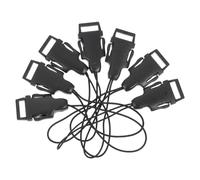 HONMEET 20 pezzi Adattatori Clip Qd Loop per Cinghie Fotocamera DSLR Connettori Sgancio Rapido per Tracolle Collo e Polso Accessori Compatibili con Ganci Tracolla Macchina Fotografica