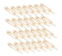 HONMEET 24 pezzi Fermagli Dorati in Metallo Piatto per Capelli Donna Clip Leggere e Resistenti per Acconciature Traceless Accessori Minimalisti per Styling e Uso Quotidiano