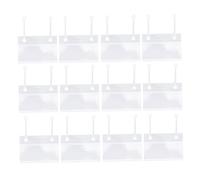 HONMEET 25 Pezzi Etichette PVC con Fibbia per Supermercati e Negozi Resistenti e Pratiche per Esposizione Prezzi su Scaffali per Alimentari e Vetrine Refrigerate