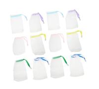 HONMEET 25pezzi Sacchetti Rete Per Sapone Con Corda Per Creare e Esfoliare La Facili Da Appendere e Riporre Per Della Per Tutta La Famiglia