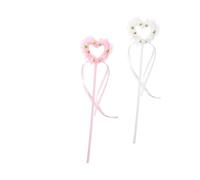 HONMEET 2pezzi Bacchette Per Bacchette Fairy Con Accessori Per Costumi Cosplay e Spettacoli Teatrali Per Feste Compleanno e Halloween