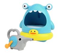 HONMEET 2pezzi Macchina Bolle Forma Di Pesce Giocattolo Bagnetto Per Ragazzo Ragazza Con Manovella Sicura e Colorata Per Giochi Vasca Bagno e Feste Ragazzo Ragazza