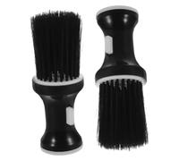 HONMEET 2pezzi Spazzola per Barbiere Setole Morbide Pulizia del Collo Baffi Rimozion Peli Morti per Taglio Capelli Uomo Portatile e Leggero