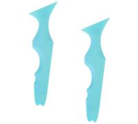 HONMEET 2pezzi Stencil Per Eyeliner Silicone Riusabile Guida Per Applicazione Mascara e Labbra Strumento Di Makeup Per Creare Linee Accessorio Per Trucco Per Principianti e Professionisti