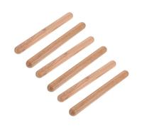 HONMEET 3 paia Claves in Legno Massello per Strumento Percussione Ritmico per Principianti e Musicisti