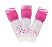 HONMEET 3 pezzi Bottiglie Applicatore Pettine Radice per Colorazione Capelli e Oliatura Contenitori Squeeze Facili da Usare per Shampoo Balsamo e Trattamenti Hair Styling Design Pratico e