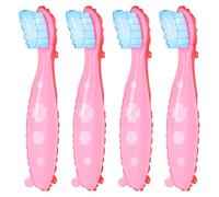 HONMEET 4 Palloncini Giganti Forma Spazzolino da Denti Rosa Oversize per Decorazioni Feste Compleanno e Shower Accessorio e Sicuro per Educazione alla Salute