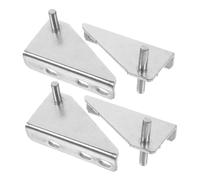 HONMEET 4 pezzi Cerniera Frigorifero in Acciaio Inossidabile Ricambio per Porta Freezer Compatibile con Modelli Vari Funzionamento Silenzioso e Scorrevole per Cucine Domestiche e