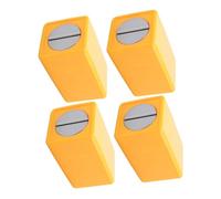 HONMEET 4 pezzi Custodia per Smaltimento Lame Rasoio Sicurezza in Metallo Resistente Antiruggine per Raccolta e Stoccaggio Sicuro di Lame Doppio Taglio per Uso Domestico e Professionale