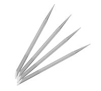 HONMEET 4 pezzi Spingi Cuticole in Acciaio Antiruggine Utensili Manicure Ergonomici con Impugnatura Antiscivolo e Superficie Liscia per Rimuovere Pellicine e Unghie in Modo e Duraturo