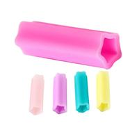 HONMEET 5 Pezzi Coprimanico in Silicone per Forbicine Cuticole Protezione Antiscivolo e Facile Usare Colori Misti per Manicure e Pedicure e Domestica