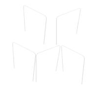 HONMEET 5 Pezzi Ricambi in Ferro per Cancello Croquet Anelli in Filo di Acciaio Resistenti per Giochi all Aperto in Giardino Sostituzione Facile e Durevole per Croquet Backyard