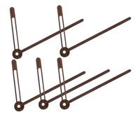 HONMEET 5 Set Lancette Orologio in Legno 12 Pollici, Aghi Precisione per Orologi Fai da Te e Riparazione, Puntatori Decorativi Resistenti per Orologi da Parete da Tavolo