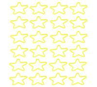 HONMEET 50 Elastici Magici a Forma di Stella a Cinque Punte Accessori per Trucchi di Scena in Plastica Oggetti di Scena per Spettacoli Teatrali Feste e Matrimoni Kit Elastici per