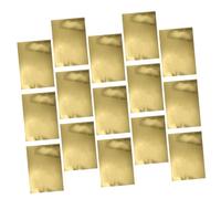 HONMEET 50 pezzi Cartoncino Metallizzato Dorato Carta Specchio per Scrapbooking e Lavori Manuali Formato Comodo per Inviti Attività Creative e Decorazioni Festa