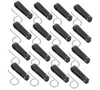 HONMEET 50 set Utensili per Rimozione Copri Bulloni Ruota in Acciaio Inox Pinze Nere e Ganci Resistenti per Smontaggio Copridadi Auto Adatti Vari Pneumatici Veicoli