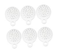 HONMEET 6 Pezzi Spazzola Meridiano Corpo e Capelluto con Setole Pulenti Massaggiatore Shampoo e Esfoliante per Doccia Design Ergonomico per Relax e Profonda Detersione