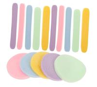 HONMEET 60pezzi Spugne Compressi Per Spugnette Per Rimozione Make-up e Applicazione Per e Colori Rosa Giallo