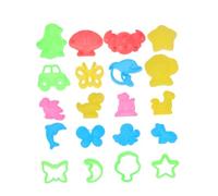 HONMEET 64pezzi Stampo in Plastilina Tema Spaziale Accessori per Ragazzo Ragazza Ragazza per Giocare la Sabbia Stampini in Plastilina Colori Casuali Colore Casuale