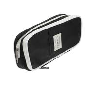 HONMEET Astuccio Matite Grande Capacità con Cerniera Portapenne Portatile e Organizer Compatto per Scuola Ufficio e Viaggio Porta Penne e Cancelleria Nero