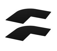 HONMEET Beard Guide Shaping Tool in PVC Hairline Styling Card For Precise Barber Hairline Design Easy To Use Beard Cutting Stencil For Symmetrical Grooming Shaped Template