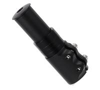 HONMEET Bici Manubrio Riser Attacco Attacco Attacco Testa Up Riser Per Mountain Bike Nero Ottimizza La Posizione Di Guida E Garantisce Più Comfort Durante Il Ciclismo Ideale Per Bici Da Strada E