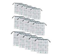 HONMEET Borsa Coulisse a Forma di Cactus Set 15 Pezzi, Trasparente Smerigliata, Borse da Viaggio Resistenti per Famiglia Sport e Uso Quotidiano, Tre Misure per Organizzazione