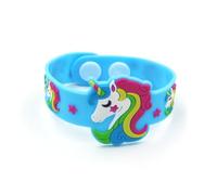 HONMEET Braccialetti in Silicone Unicorno 10 Pezzi per Feste, Cinturini Colorati Resistenti e Comodi per Compleanni e Carnevale, Accessori Gioco da Polso per Travestimenti