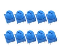 HONMEET Breadboard Trim Potentiometer, Through Hole Trimmer Potentiometers, 10 Pezzi, plastico・metallo, resistenza regolabile, prototipazione