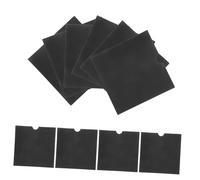 HONMEET Buste per CD e Dvd in Carta Kraft Nero 25 Pezzi Custodie Protettive per Uso lungo Termine per Casa e Scuola