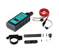 HONMEET Caricabatterie Sae Compatto con Voltmeter Porta USB -c Interruttore Indipendente Ricarica Veloce e Portatile per Smartphone