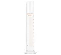 HONMEET Cilindro Base Stabile e Scala Precisa Graduato da 500ml in Vetro Borosilicato Strumento di Misurazione per Scuole Infermieristiche e Chimici Domestici