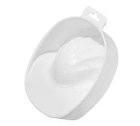 HONMEET Ciotola per Ammollo delle Mani per Manicure, Vaschetta Rettangolare in Plastica Resistente, Funzione Termoisolante per Nail Art Professionale e Uso Domestico, Strumento Leggero