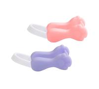 HONMEET Clip per Modellare Naso 2 Pezzi, Raddrizzatore e Correttore del Ponte Nasale in Silicone, Sollevamento Naso per Adulti e Ragazzo Ragazza, Strumento di Bellezza per Uso Notturno