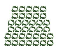 HONMEET Clip Supporto Piante in Plastica Verde 200pezzi Morsetti per Pomodori e Cetrioli Tenuta Sicura per Rami Fragili in Coltivazioni Domestiche