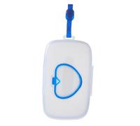 HONMEET Contenitore Salviette Umidificate Portatile in Pp Blu Apertura una Mano Facile per Seggioloni e Borse Pannolini, Scatola Stagna da Esterno