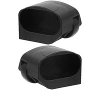 HONMEET Copriscarpe con Rullo per Bicicletta da Allenamento Protezione in Plastica Antiscivolo e Resistente per Bicicletta Casa Accessorio Tubo Copertura Silenziosa e Durevole per Pedale