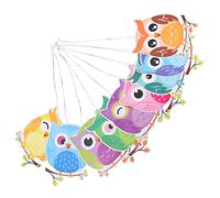 HONMEET Decorazioni Gufetto Sospensione per Classe e Carte con Tema Gufo per Decorazioni Aula Asilo e Eventi Appendibili Forma Gufo per Accogliente e Divertente