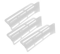 HONMEET Divisori Per Frigorifero Regolabili 3pcs Pannelli Separatori Per Cassetto e Laterale Organizzatori Compatti Per Cibo e Bevande Accessori Per Congelatore Durevoli