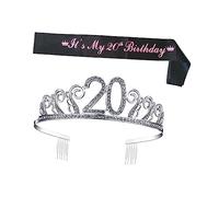 HONMEET Fascia Per La Celebrazione Del 20° Anniversario Set Di Accessori Decorativi Accattivanti